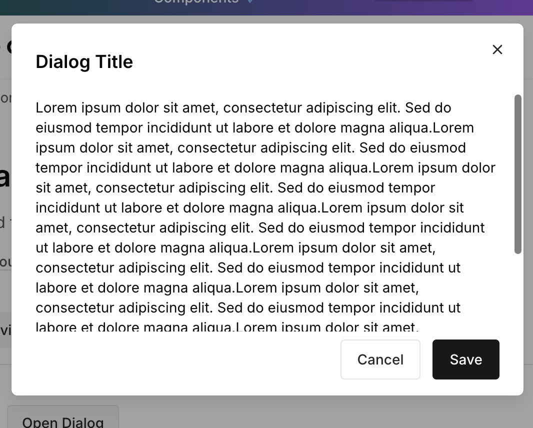 scrollbar