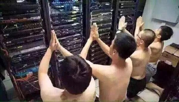 people who pray for server